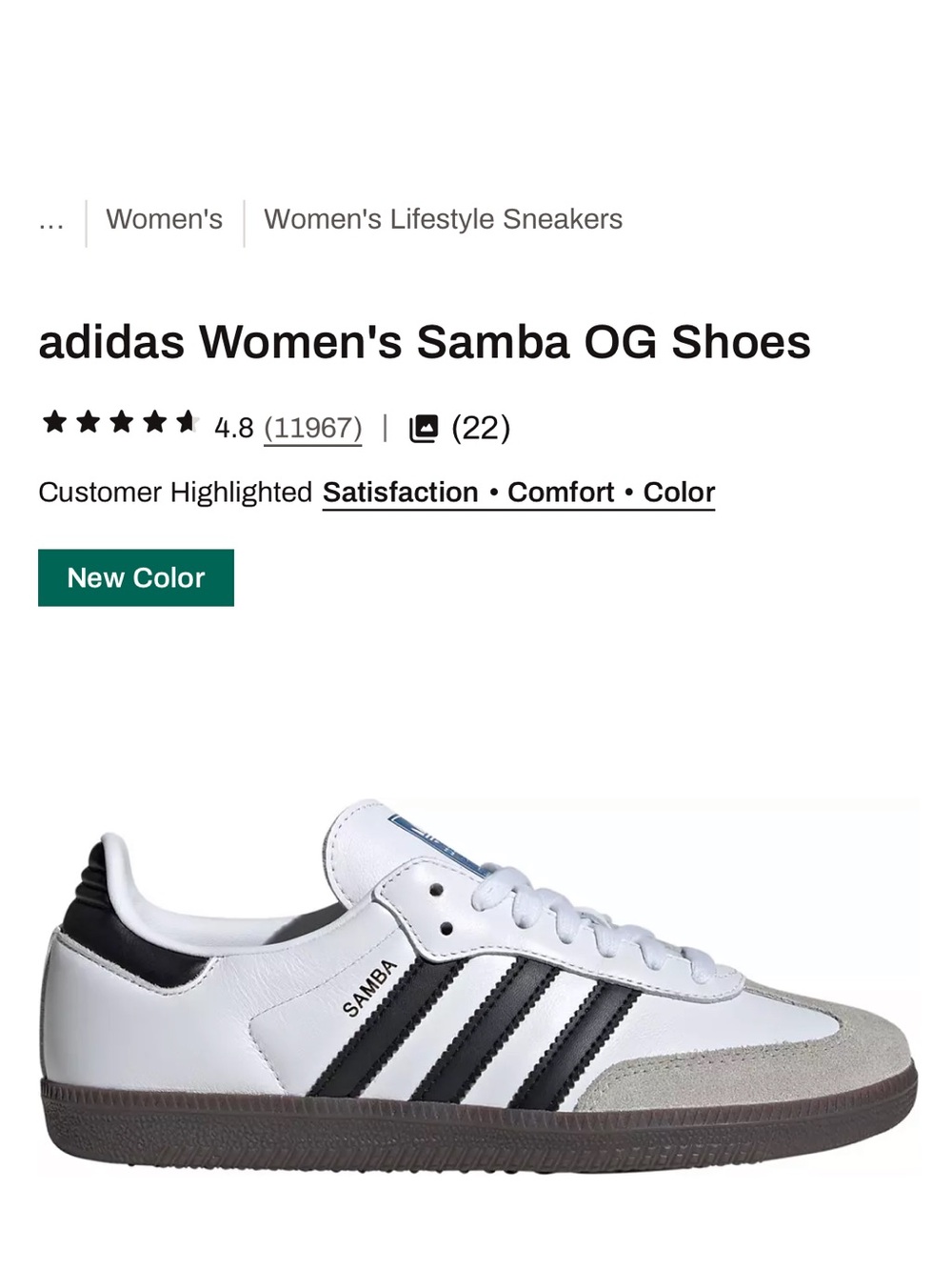 Adidas women’s Samba Og shoes